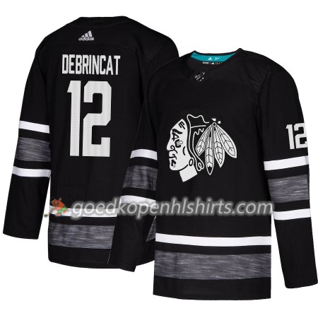 Chicago Blackhawks Alex DeBrincat 12 2019 All-Star Adidas Zwart Authentic Shirt - Mannen